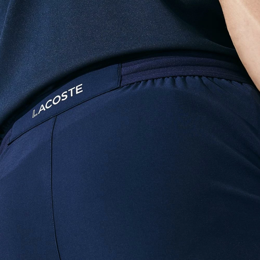 Lacoste Men's Sport Stretch Shorts - Navy Blue 4 Lacoste Men's Sport Stretch Shorts - Navy Blue - Image 4