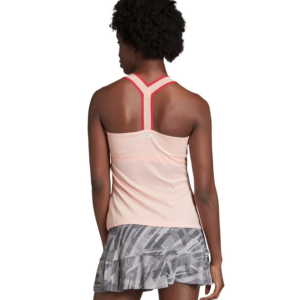 Adidas Women's HEAT.RDY Y-Back Tank Top - Haze Coral 4 Adidas Women's HEAT.RDY Y-Back Tank Top - Haze Coral - Image 4