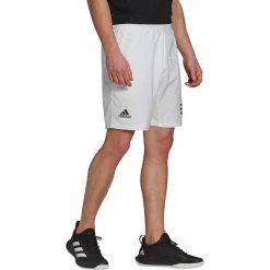 Adidas Men's Club 3-Stripes Short - White 8 Adidas Men's Club 3-Stripes Short - White -Babolat shop 4 71813