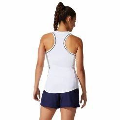 Asics Women's Court Piping Tank - White 7 Asics Women's Court Piping Tank - White -Babolat shop 4 72844