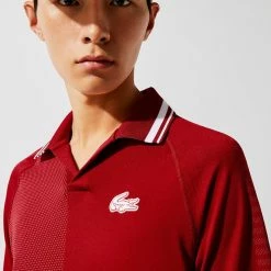 Lacoste Men's Sport Seamless Polo - Red/White 7 Lacoste Men's Sport Seamless Polo - Red/White -Babolat shop 4 73475