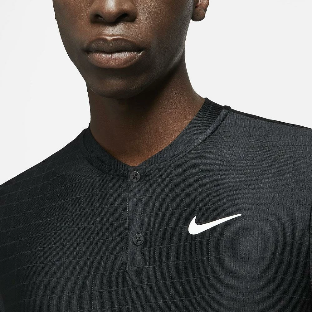 Nike Men's Advantage Polo - Black 4 Nike Men's Advantage Polo - Black - Image 4