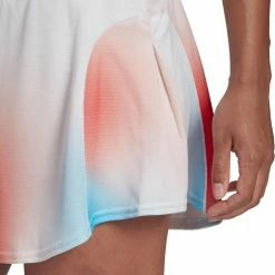 Adidas Women's Melbourne Match Skirt - White/Vivid Red 8 Adidas Women's Melbourne Match Skirt - White/Vivid Red -Babolat shop 4 74915