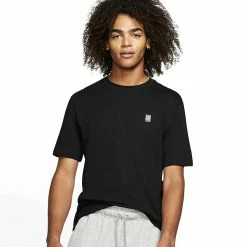 Nike Men's Emblem Court Tee - Black/Washed Teal 7 Nike Men's Emblem Court Tee - Black/Washed Teal -Babolat shop 4 75139