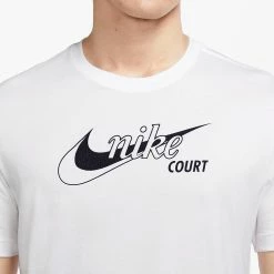Nike Men's Swoosh Tennis Tee - White 7 Nike Men's Swoosh Tennis Tee - White -Babolat shop 4 75165