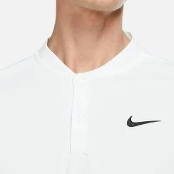 Nike Men's Blade Henley Polo - White -Babolat shop 4 75899