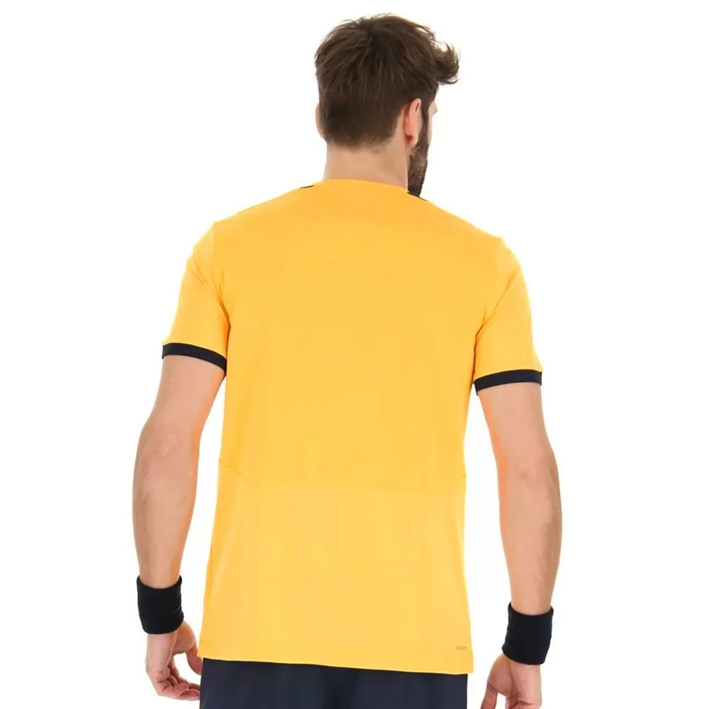 Lotto Men's Top IV Tee - Saffron/Navy Blue 4 Lotto Men's Top IV Tee - Saffron/Navy Blue - Image 4