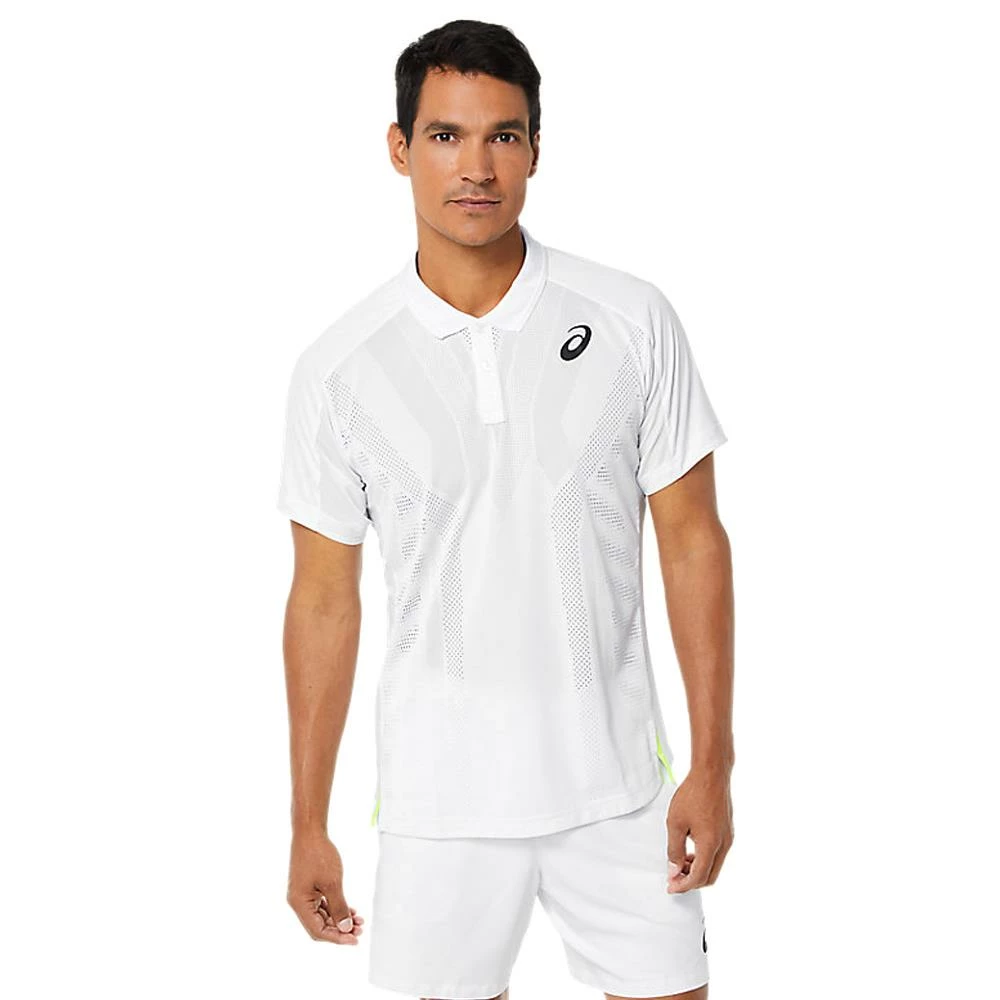 Asics Men's Match Actibreeze Polo - White 4 Asics Men's Match Actibreeze Polo - White - Image 4