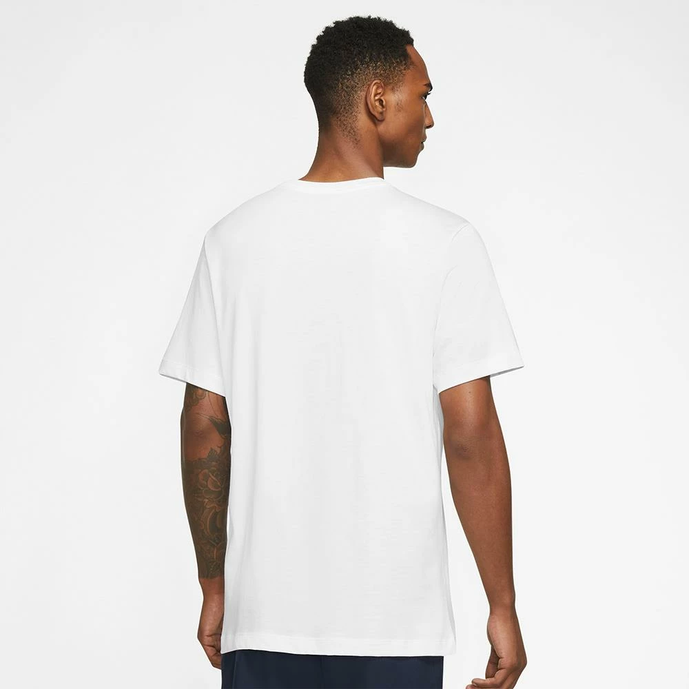 Nike Men's Seasonal Court Tee - White/Ashen Slate 4 Nike Men's Seasonal Court Tee - White/Ashen Slate - Image 4