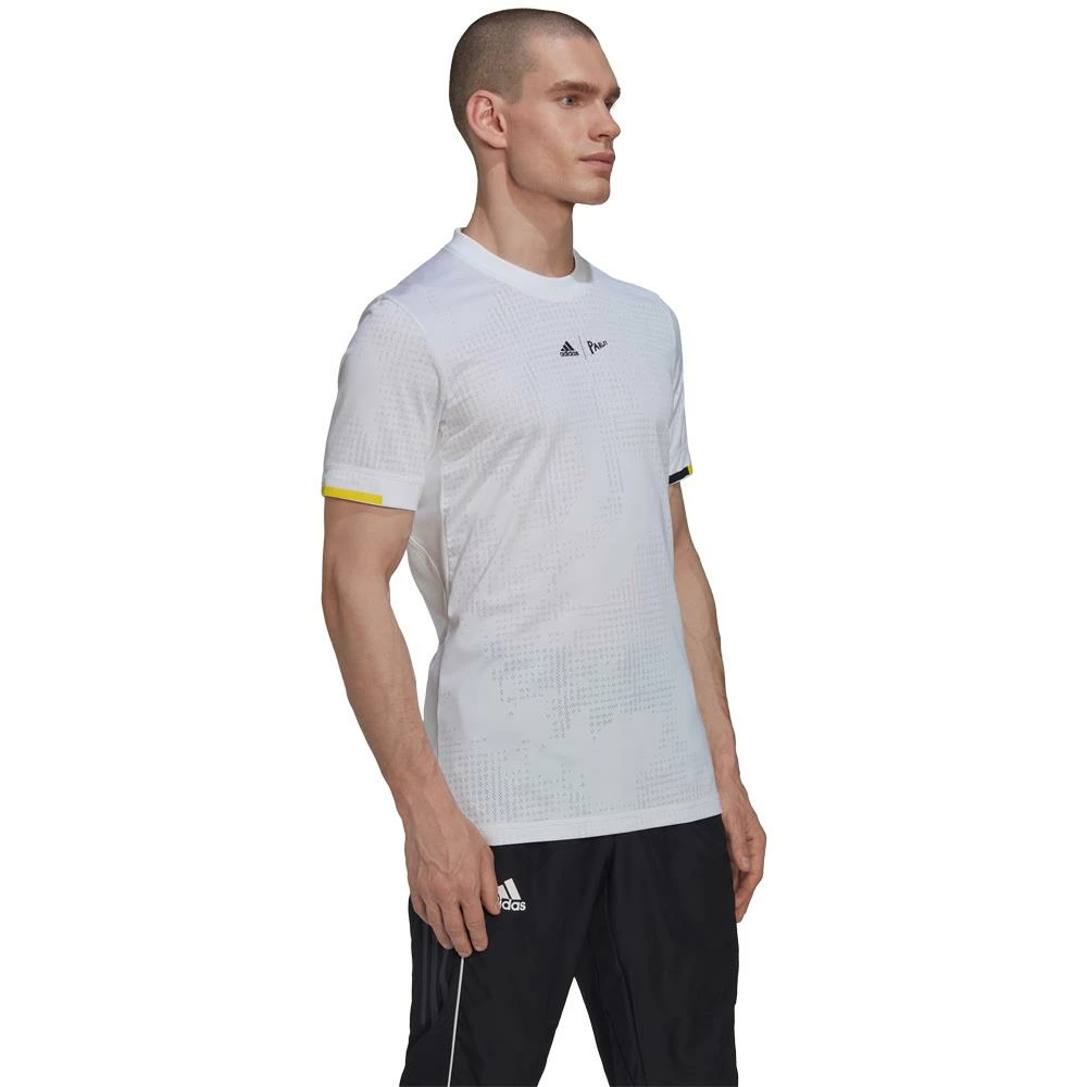 Adidas Men's London Freelift Tee - White 4 Adidas Men's London Freelift Tee - White - Image 4