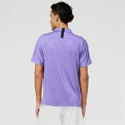 New Balance Men's Tournament Polo - Vibrant Violet/Multi -Babolat shop 4 78978