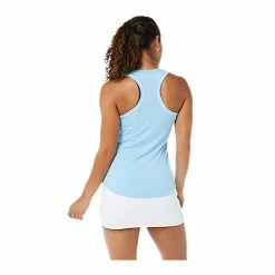 Asics Women's Court Piping Tank - Arctic Sky 8 Asics Women's Court Piping Tank - Arctic Sky -Babolat shop 4 79403