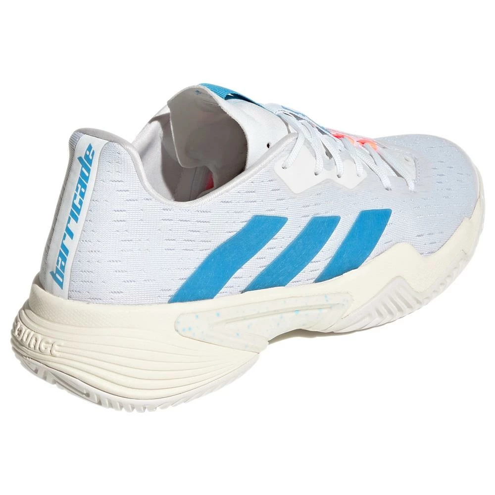Adidas Men's Barricade - Parley - Cloud White/Blue Pulse 4 Adidas Men's Barricade - Parley - Cloud White/Blue Pulse - Image 4