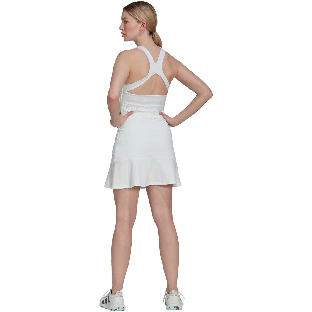 Adidas Women's London Y-Dress - Parley - White 4 Adidas Women's London Y-Dress - Parley - White - Image 4