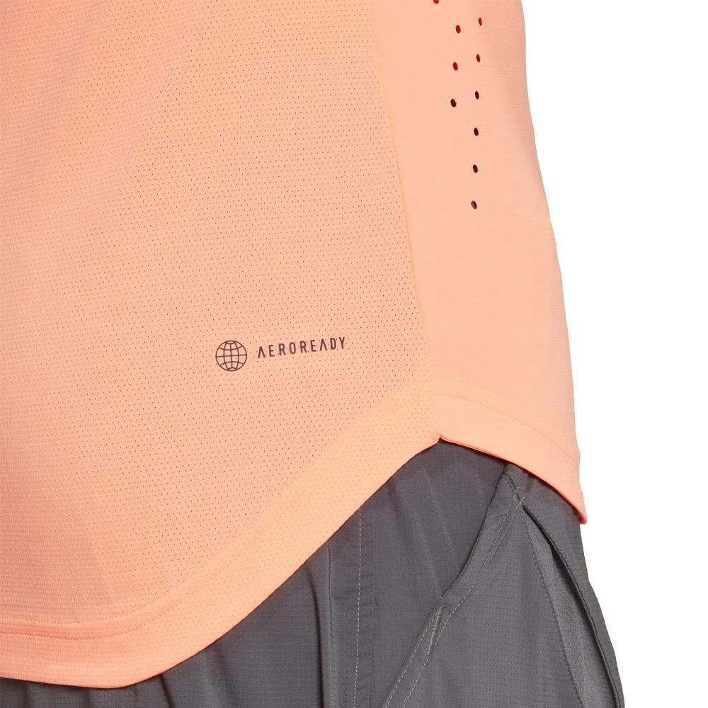 Adidas Men's New York FreeLift Tee - Beam Orange 4 Adidas Men's New York FreeLift Tee - Beam Orange - Image 4