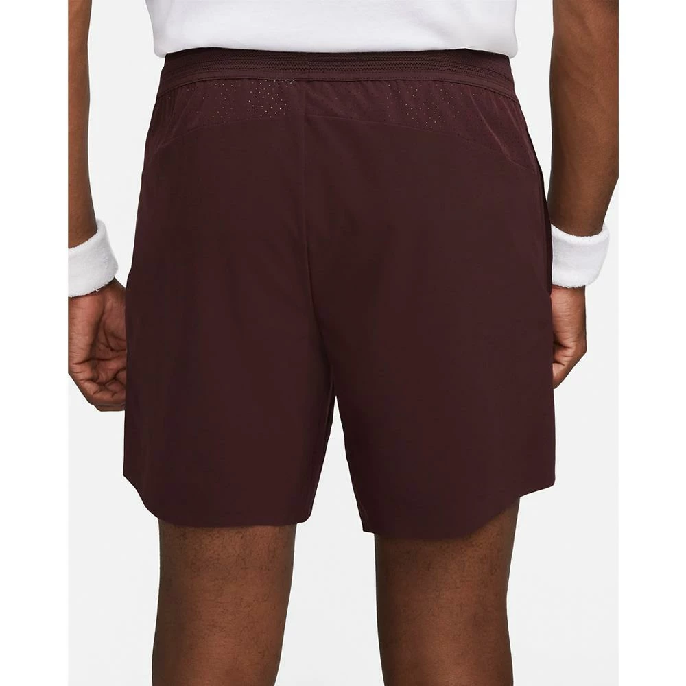 Nike Men's Rafa Advantage 7" Short - Burgundy Crush 3 Nike Men's Rafa Advantage 7" Short - Burgundy Crush - Image 3