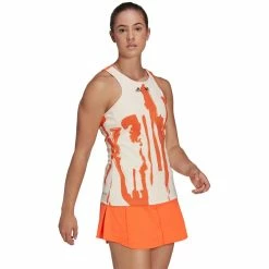 Adidas Women's Thebe Magugu New York Y-Back Tank - Impact Orange/Ercu Tint 9 Adidas Women's Thebe Magugu New York Y-Back Tank - Impact Orange/Ercu Tint -Babolat shop 4 81313