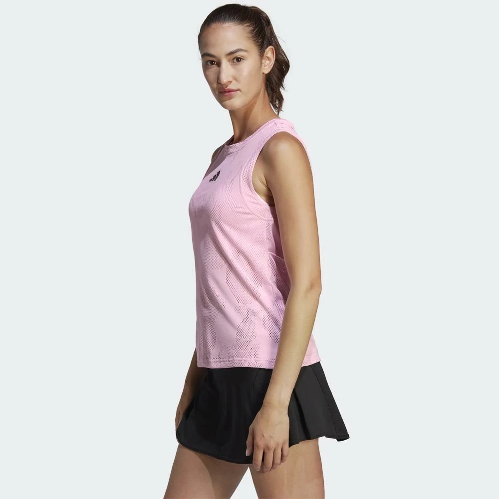 Adidas Women's Melbourne Match Tank - Clear Pink 4 Adidas Women's Melbourne Match Tank - Clear Pink - Image 4