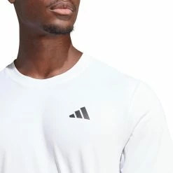 Adidas Men's Club 3 Stripe Tee - White 7 Adidas Men's Club 3 Stripe Tee - White -Babolat shop 4 82207