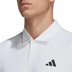 Adidas Men's Club 3 Stripe Polo - White 7 Adidas Men's Club 3 Stripe Polo - White -Babolat shop 4 82222