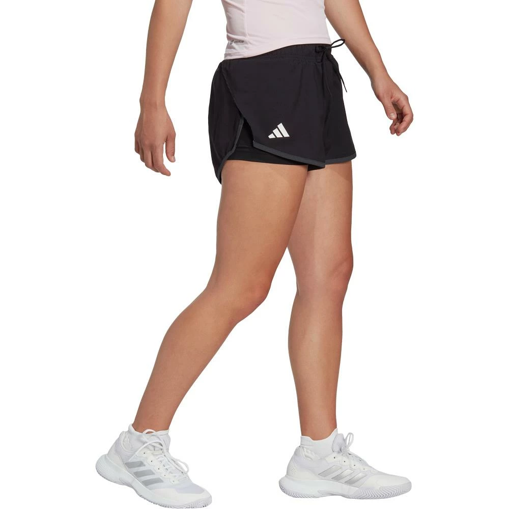 Adidas Women's Club Short - Black 4 Adidas Women's Club Short - Black - Image 4