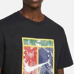 Nike Men's Heritage Tee - Black 7 Nike Men's Heritage Tee - Black -Babolat shop 4 83296