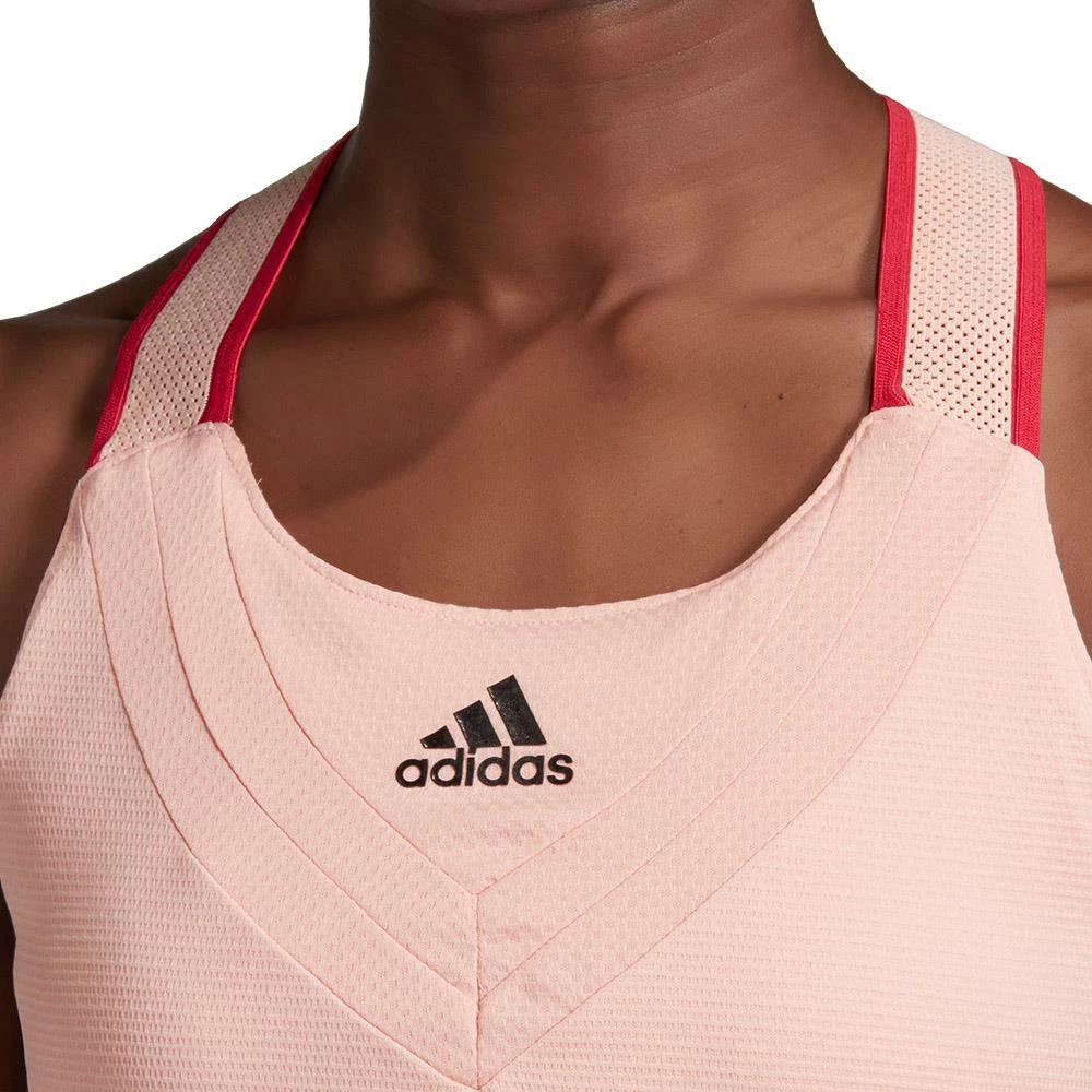 Adidas Women's HEAT.RDY Y-Back Tank Top - Haze Coral 5 Adidas Women's HEAT.RDY Y-Back Tank Top - Haze Coral - Image 5