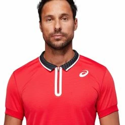 Asics Men's Match Polo - Electric Red 9 Asics Men's Match Polo - Electric Red -Babolat shop 5 72785