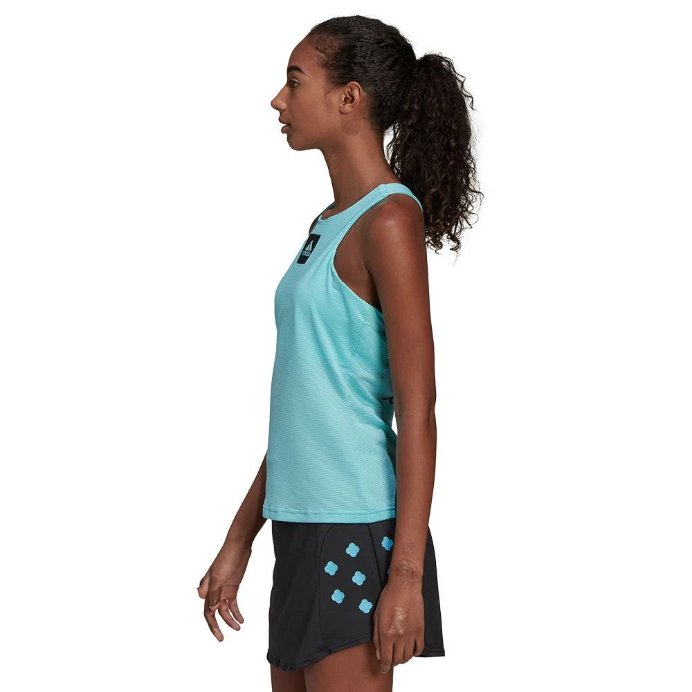 Adidas Women's Y Tank - Pulse Aqua 5 Adidas Women's Y Tank - Pulse Aqua - Image 5
