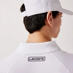 Lacoste Men's Sport Seamless Jacquard Polo - White 9 Lacoste Men's Sport Seamless Jacquard Polo - White -Babolat shop 5 76447