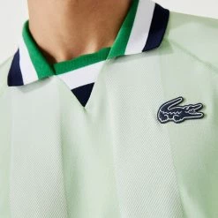 Lacoste Men's Sport Seamless Jacquard Polo - Green/White 9 Lacoste Men's Sport Seamless Jacquard Polo - Green/White -Babolat shop 5 76457