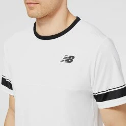 New Balance Men's Tournament Crew - White/Black -Babolat shop 5 76569