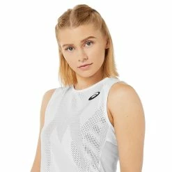 Asics Women's Match Actibreeze Tank - White -Babolat shop 5 77810