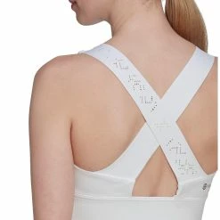 Adidas Women's London Crop Top - Parley - White -Babolat shop 5 78100