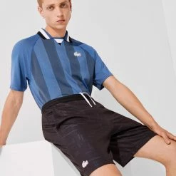 Lacoste Men's Sport Jacquard Short - Black/White 9 Lacoste Men's Sport Jacquard Short - Black/White -Babolat shop 5 78423