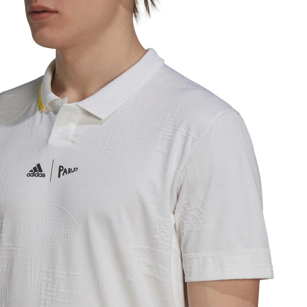 Adidas Men's London Freelift Polo - White 5 Adidas Men's London Freelift Polo - White - Image 5