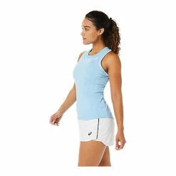 Asics Women's Court Piping Tank - Arctic Sky 9 Asics Women's Court Piping Tank - Arctic Sky -Babolat shop 5 79403