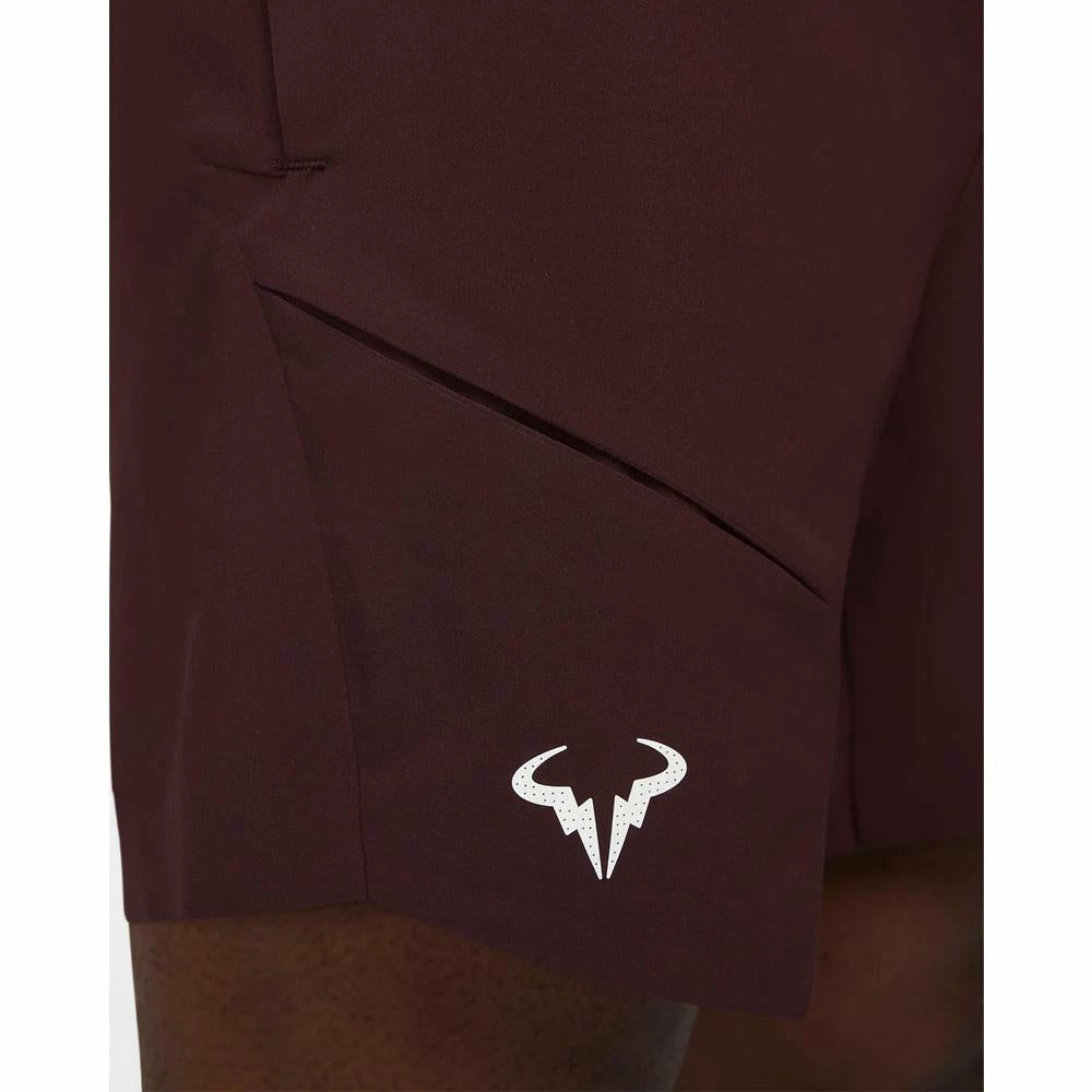 Nike Men's Rafa Advantage 7" Short - Burgundy Crush 4 Nike Men's Rafa Advantage 7" Short - Burgundy Crush - Image 4