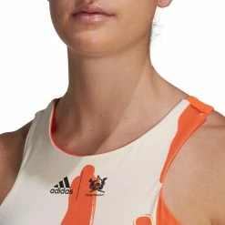 Adidas Women's Thebe Magugu New York Y-Back Tank - Impact Orange/Ercu Tint 10 Adidas Women's Thebe Magugu New York Y-Back Tank - Impact Orange/Ercu Tint -Babolat shop 5 81313