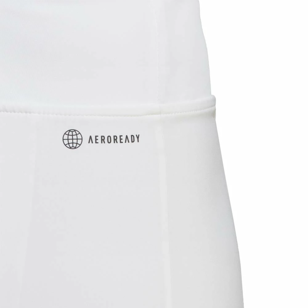 Adidas Women's Club Pleated Skort - White 5 Adidas Women's Club Pleated Skort - White - Image 5