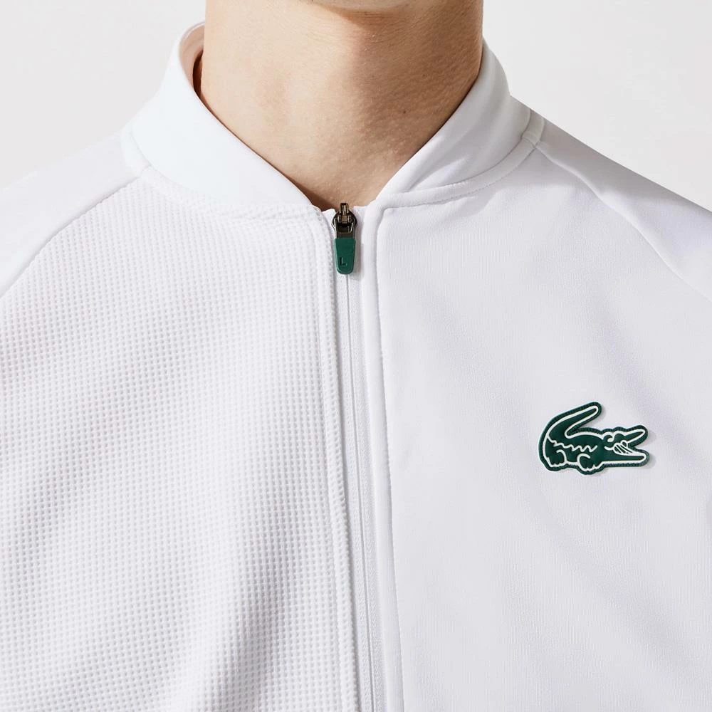 Lacoste Men's Sport Technical Zip Sweatshirt - White 6 Lacoste Men's Sport Technical Zip Sweatshirt - White - Image 6