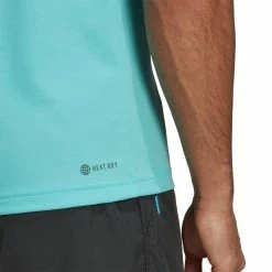 Adidas Men's Paris Freelift Polo - Pulse Aqua/Black 11 Adidas Men's Paris Freelift Polo - Pulse Aqua/Black -Babolat shop 6 77371