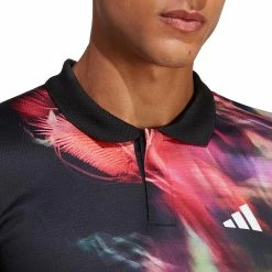 Adidas Men's Melbourne Freelift Polo - Multicolour / Black 12 Adidas Men's Melbourne Freelift Polo - Multicolour / Black -Babolat shop 6 82019
