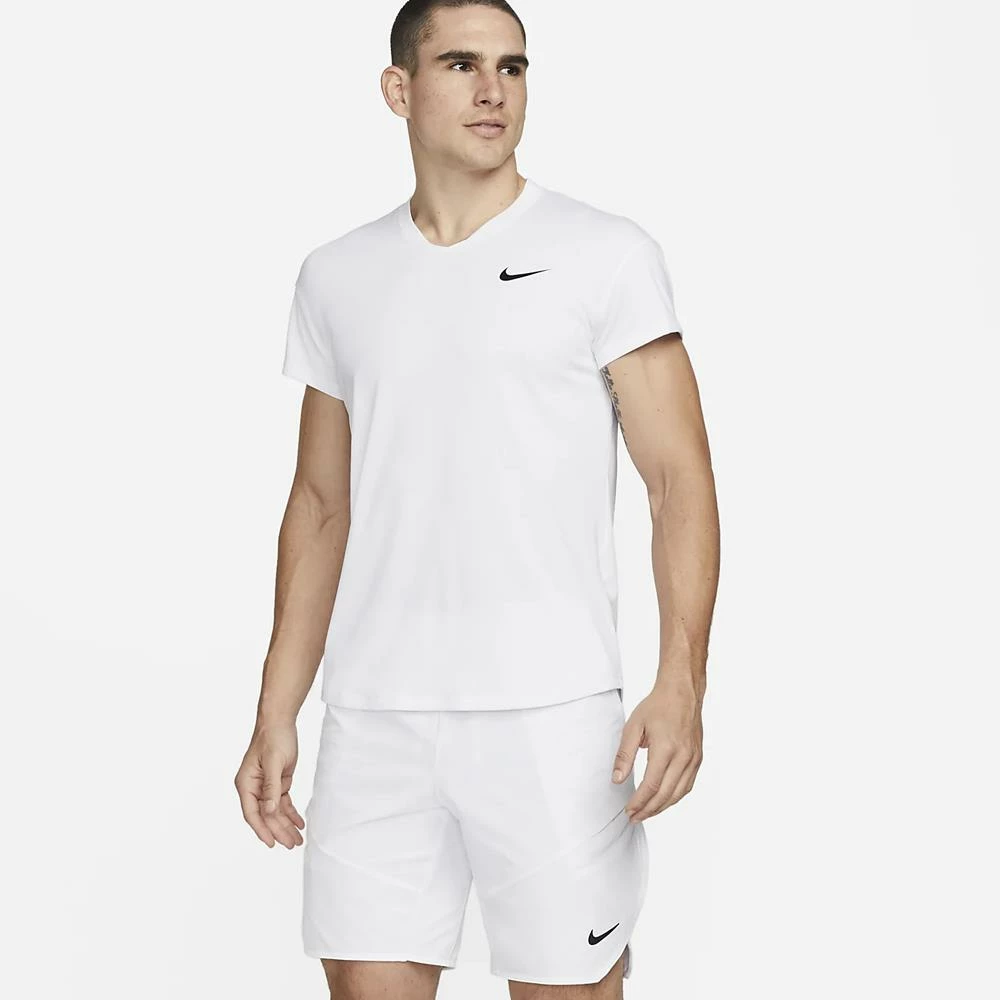 Nike Men's Advantage 9" Short - White 7 Nike Men's Advantage 9" Short - White - Image 7