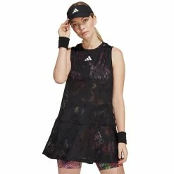 Adidas Women's Melbourne Dress - Black/Multicoloured 14 Adidas Women's Melbourne Dress - Black/Multicoloured -Babolat shop 7 82444