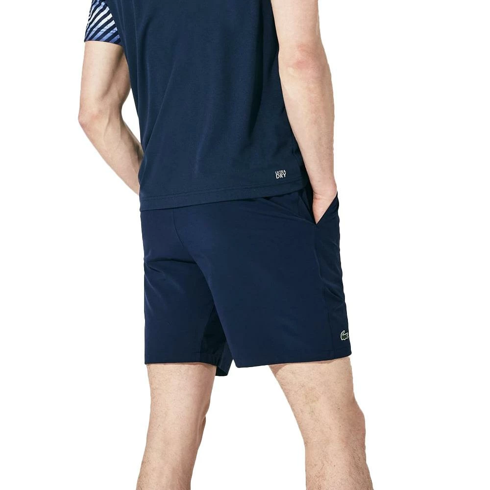 Lacoste Men's Sport Stretch Shorts - Navy Blue 3 Lacoste Men's Sport Stretch Shorts - Navy Blue - Image 3