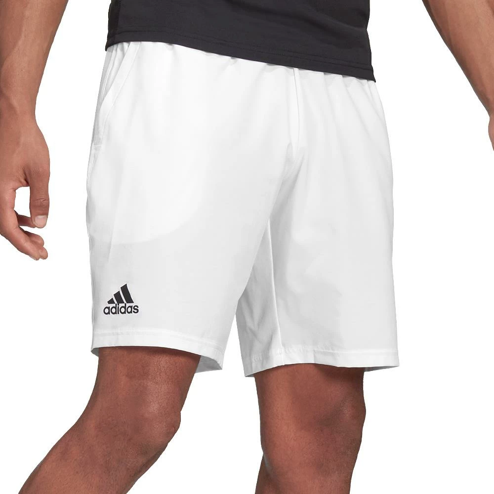 Adidas Men's Club 9" Short - White 3 Adidas Men's Club 9" Short - White - Image 3