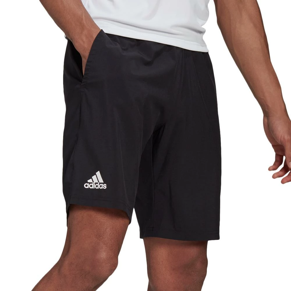 Adidas Men's Club 9" Short - Black 3 Adidas Men's Club 9" Short - Black - Image 3