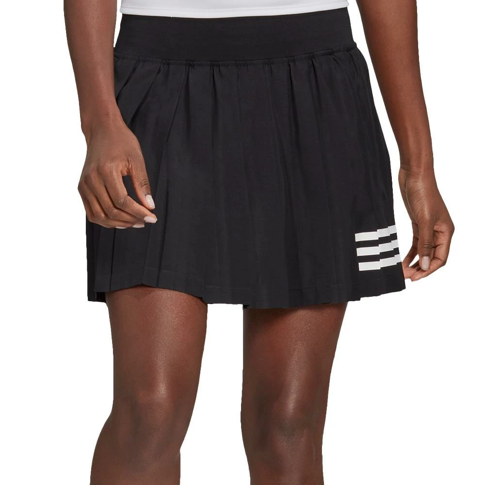 Adidas Women's Club Pleated Skort - Black 3 Adidas Women's Club Pleated Skort - Black - Image 3