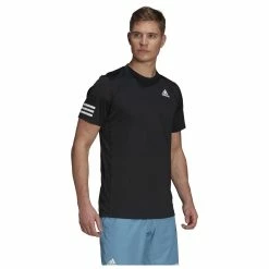 Adidas Men's Club 3 Stripes Tee - Black 7 Adidas Men's Club 3 Stripes Tee - Black -Babolat shop f71693